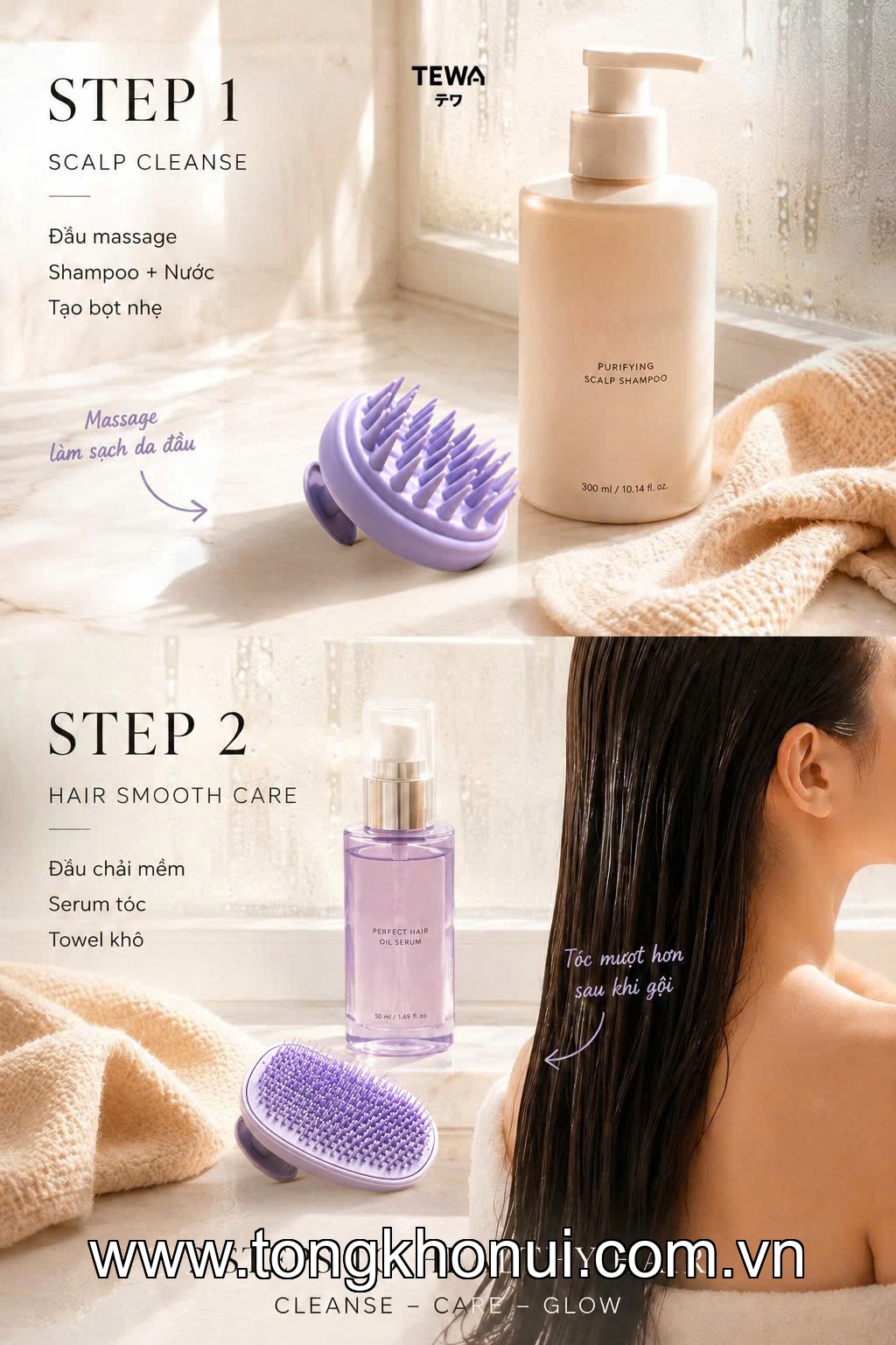 LƯỢC GỘI MASSAGE DA ĐẦU TEWA – LƯỢC GỘI ĐẦU TẠO BỌT, MASSAGE THƯ GIÃN CHUẨN SPA (MÃ 80068) ảnh 13
