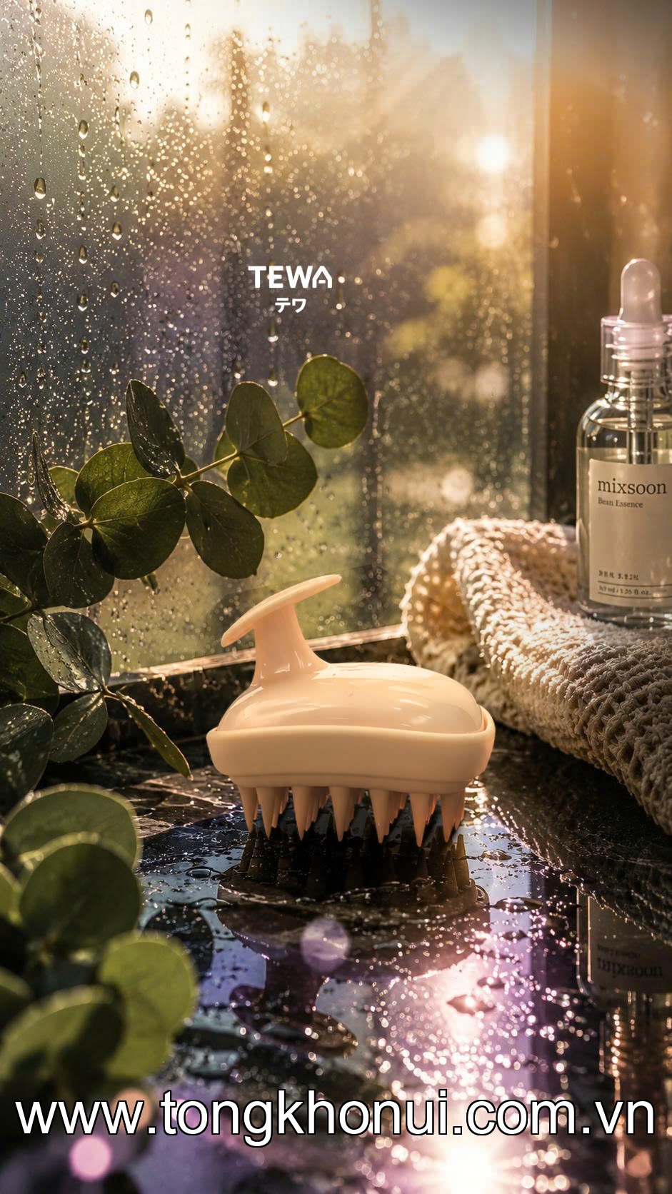 LƯỢC GỘI MASSAGE DA ĐẦU TEWA – LƯỢC GỘI ĐẦU TẠO BỌT, MASSAGE THƯ GIÃN CHUẨN SPA (MÃ 80068) ảnh 17