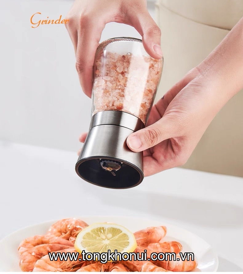 BÌNH XAY TIÊU THỦY TINH REICHMANN KOCHIN – R686 BÌNH THẤP & R687 BÌNH CAO | BÁNH RĂNG PP BỀN VÔ ĐỐI! ảnh 3