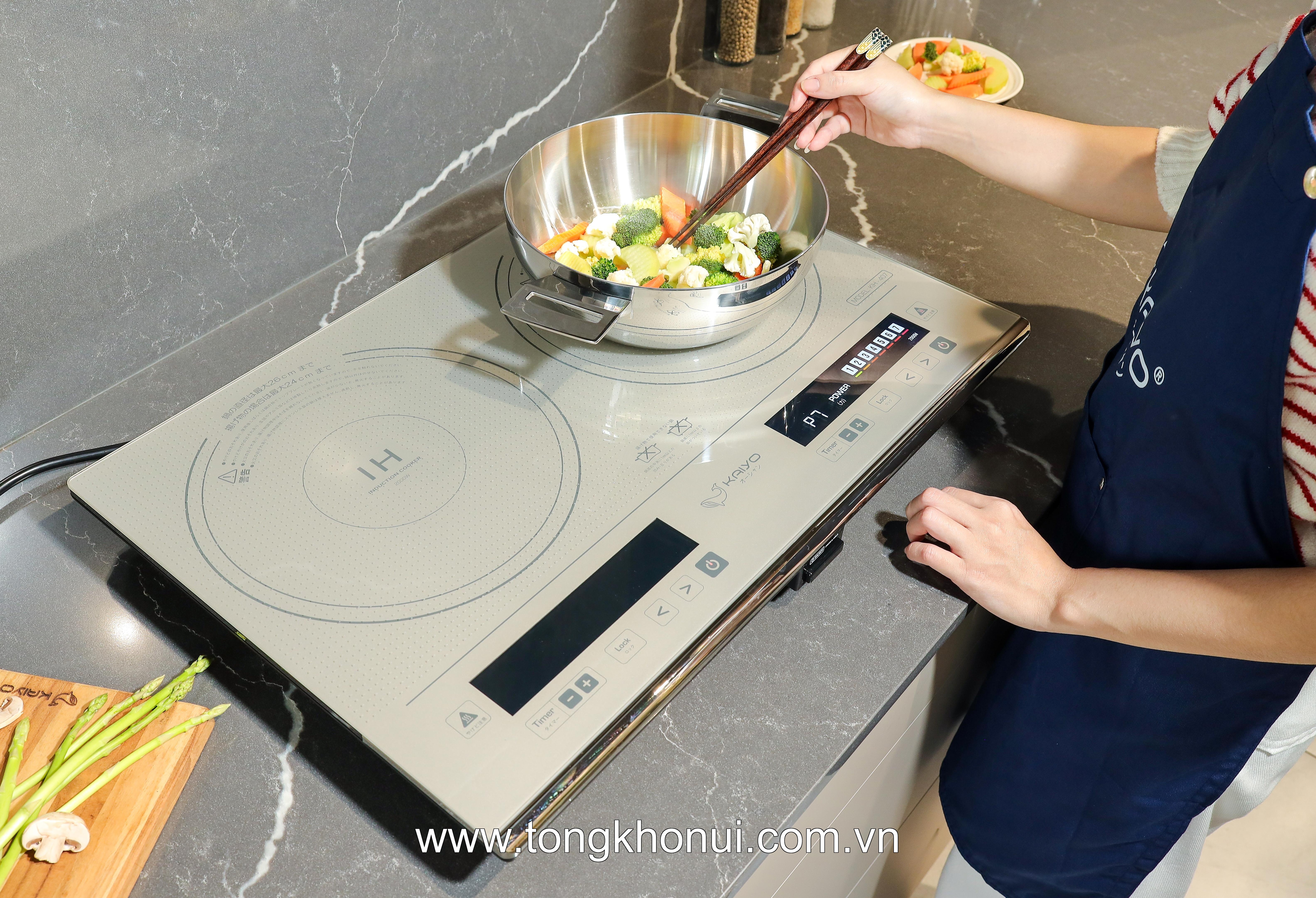 Bếp từ đôi lõi đồng Kaiyo, model KIH-407 ảnh 11