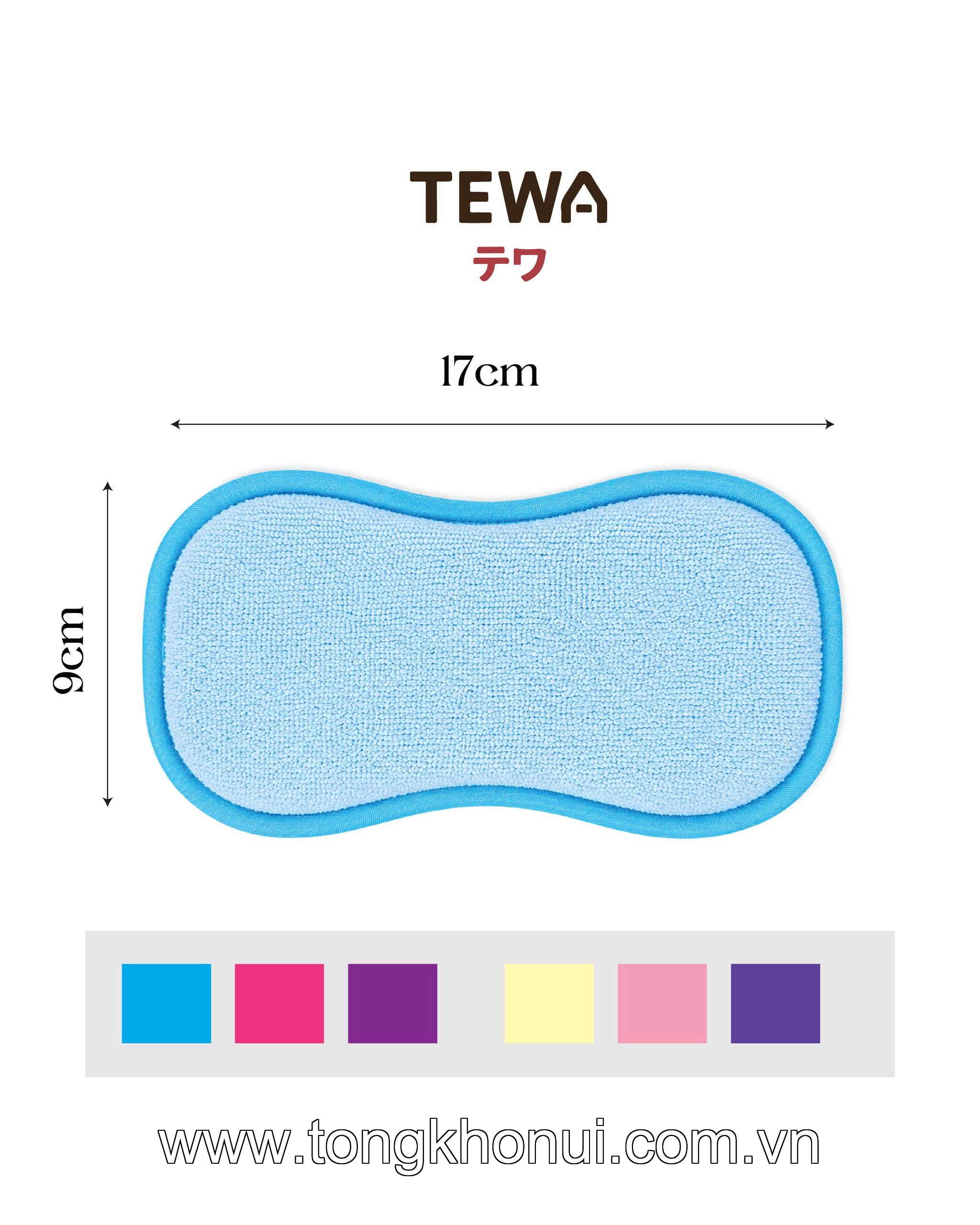 BỘ 3 MIẾNG GIẺ RỬA BÁT ĐA NĂNG MICROFIBER TEWA – MÃ 80070 ảnh 15