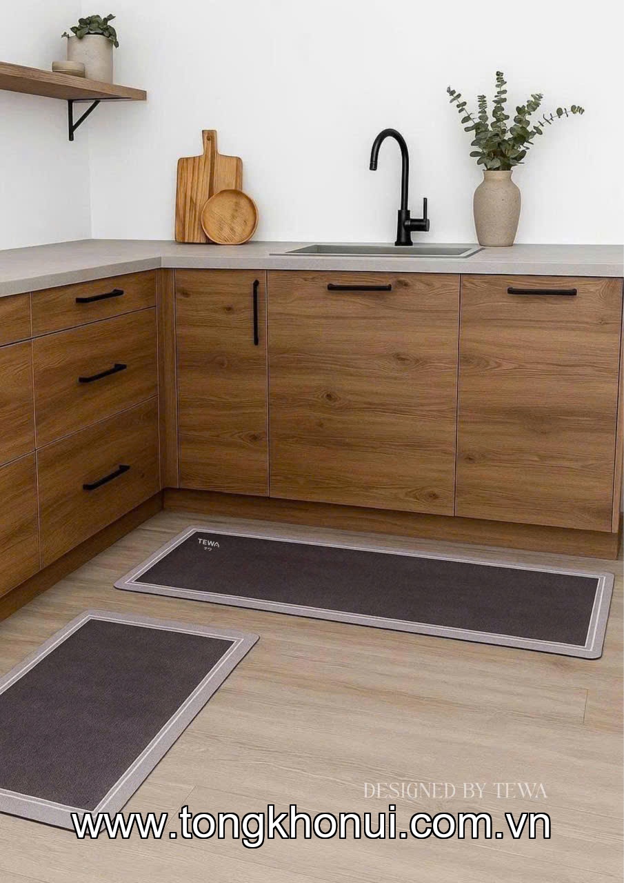 SET 2 THẢM NANO KHÔ NHANH TEWA – BỘ THẢM BÙN TẢO CÁT THẤM HÚT SIÊU TỐC PHÒNG TẮM (MÃ 80031) ảnh 9