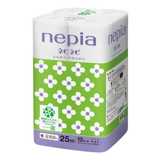 Giấy vệ sinh cao cấp  NEPIA 2 lớp (12 cuộn) ảnh 11