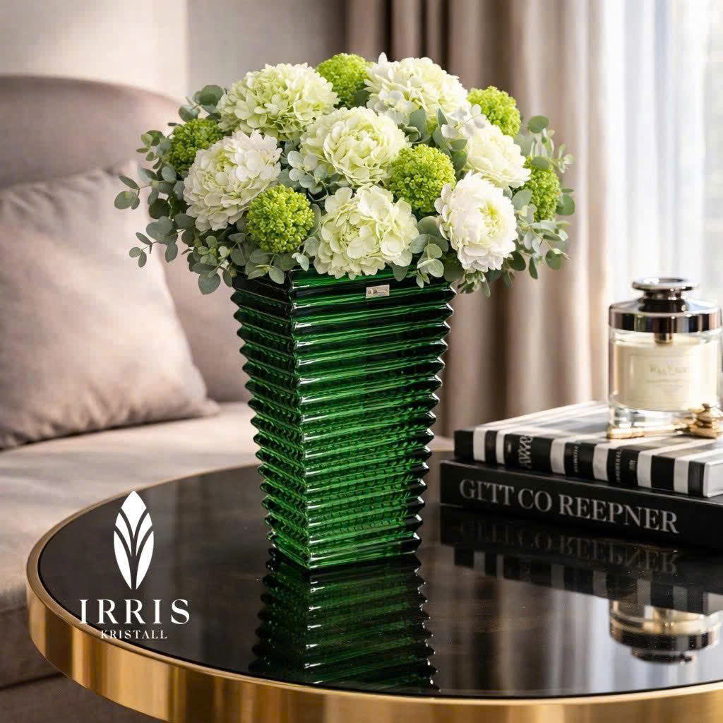 LỌ HOA THÁP KIM CƯƠNG IRRIS 28CM ảnh 2