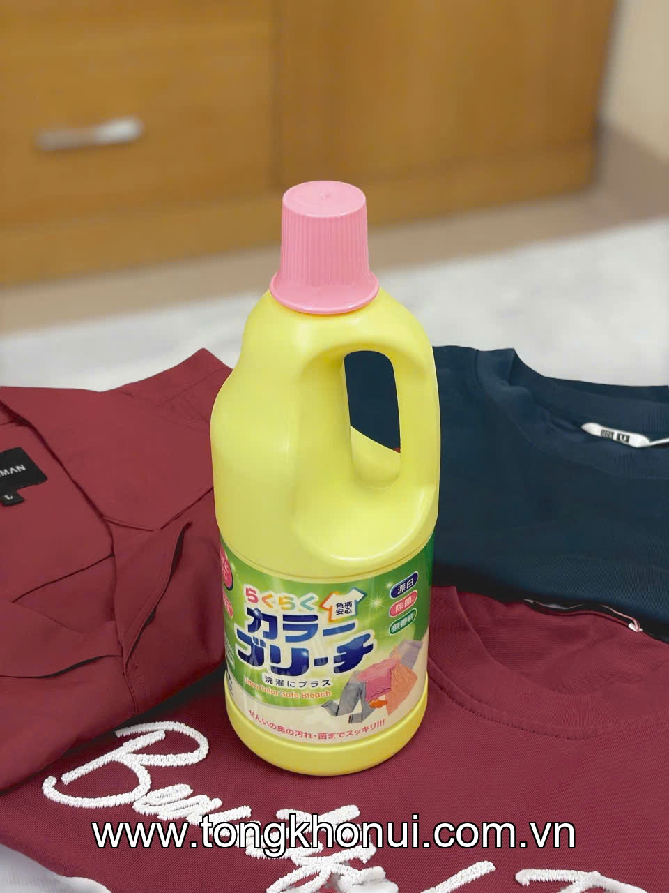 Nước tẩy quần áo màu Mitsuei Nhật Bản 1000ml (4978951921674) ảnh 5