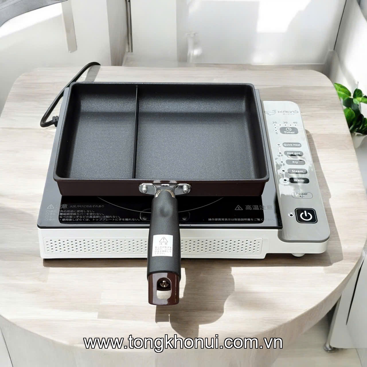 Chảo chống dính chữ nhật 2 ngăn Tamahashi NME-02 size 18x23cm, mã hàng: MT-P185 ảnh 6
