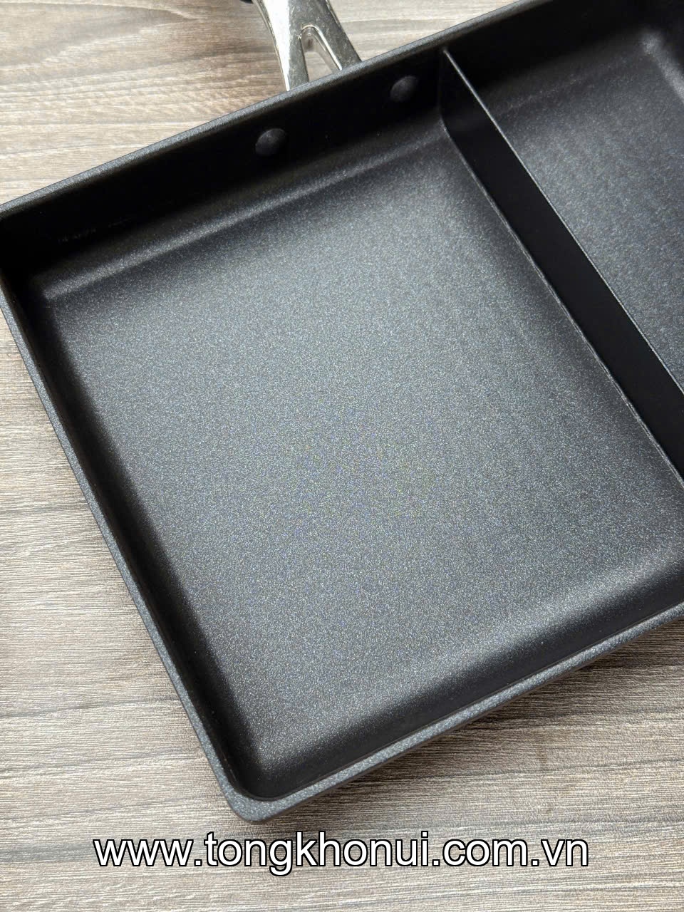 Chảo chống dính chữ nhật 2 ngăn Tamahashi NME-02 size 18x23cm, mã hàng: MT-P185 ảnh 8