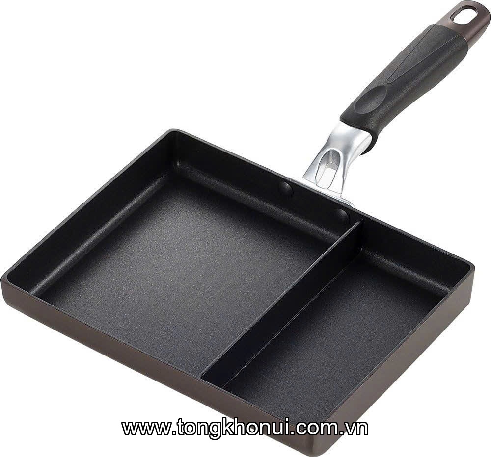 Chảo chống dính chữ nhật 2 ngăn Tamahashi NME-02 size 18x23cm, mã hàng: MT-P185 ảnh 12