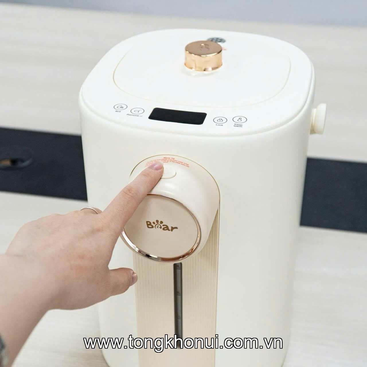 Bình thuỷ điện Bear 5LSB-BTD5L (màu kem) ảnh 5