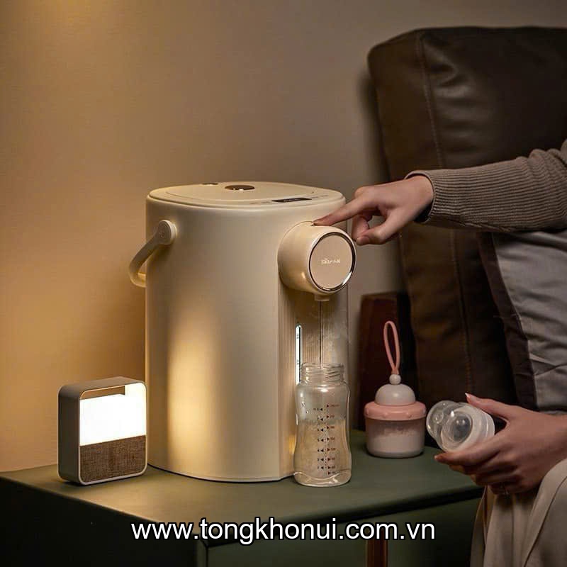 Bình thuỷ điện Bear 5LSB-BTD5L (màu kem) ảnh 8