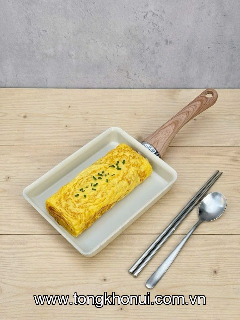 Chảo chiên trứng cuộn chống dính Ceramic Kakusee.Mã: 4972940162161 ảnh 7