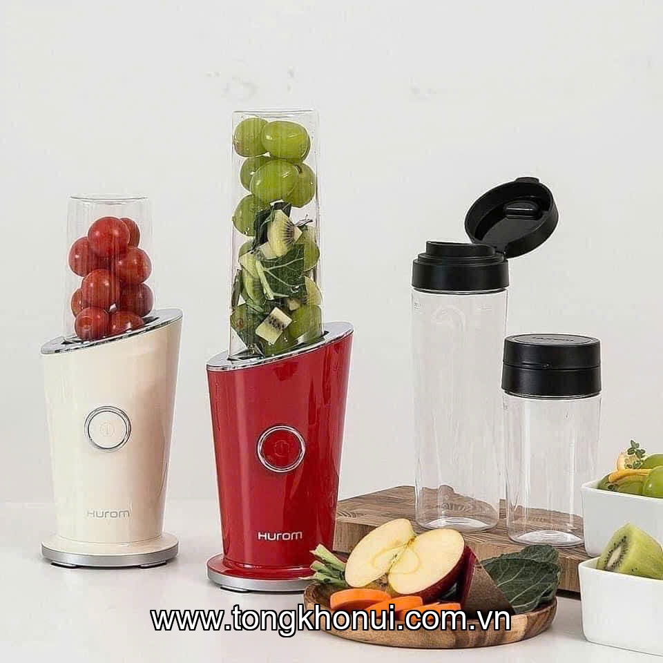 MÁY XAY SINH TỐ MINI HUROM BL-C01 – 250W 20.000 VÒNG/PHÚT, 2 CỐI TRITAN KÈM NẮP THỂ THAO, MANG ĐI MỌI NƠI! ảnh 1