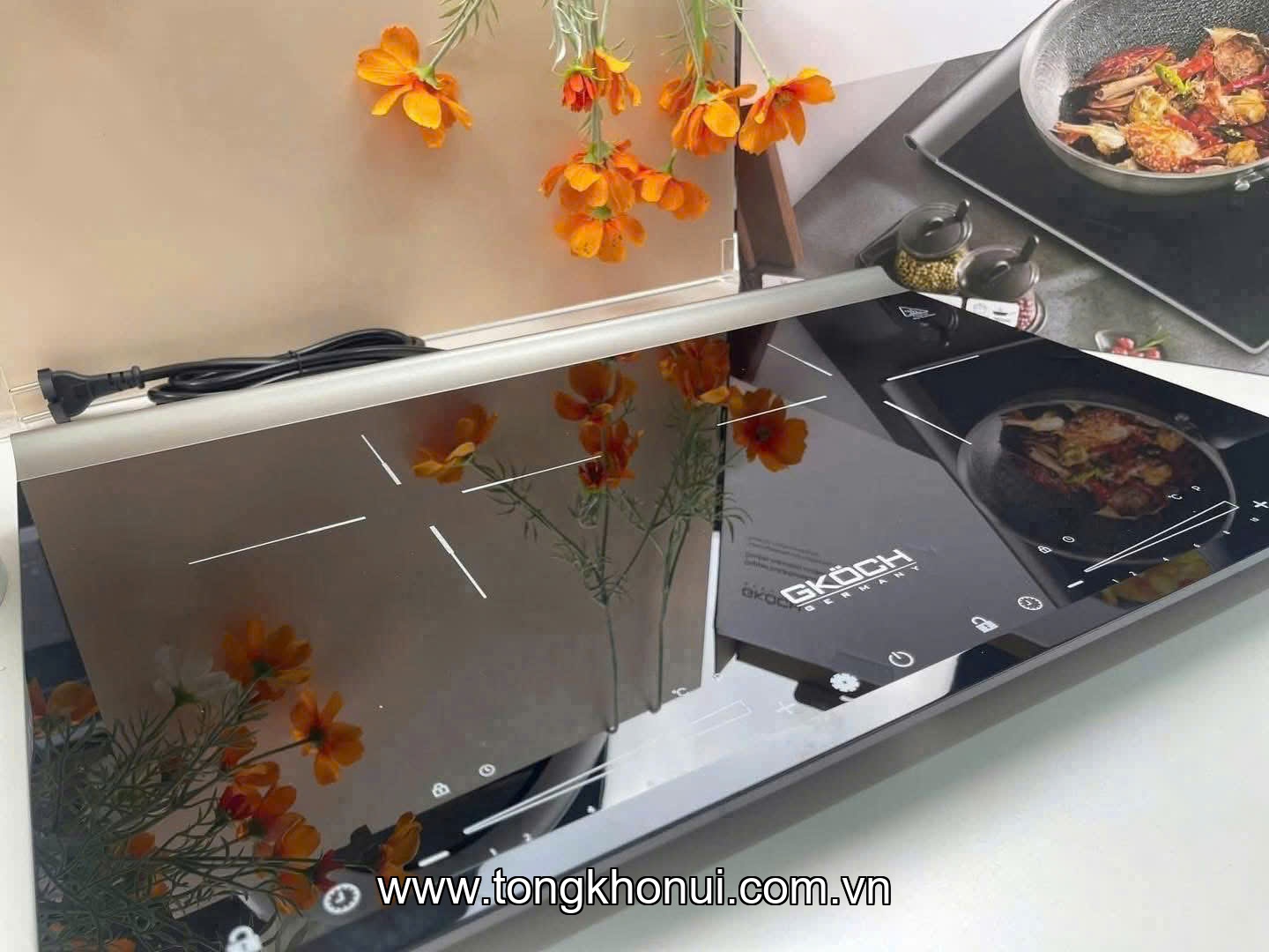 Bếp điện từ 2 vùng nấu Gkoch model BI-34A12 ảnh 8