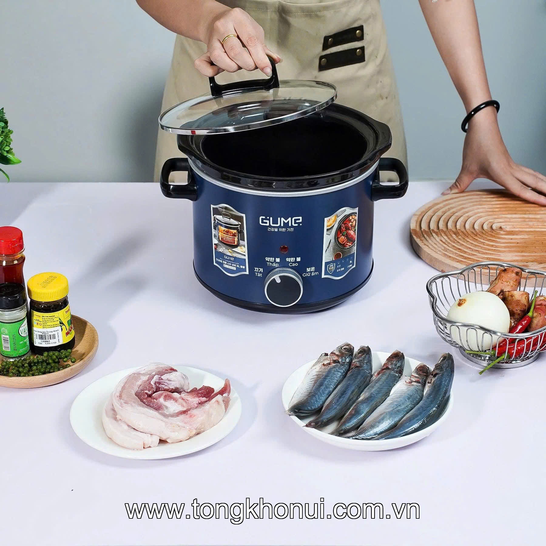 Nồi kho hầm chuyên dụng Gume dung tích 3L ảnh 7