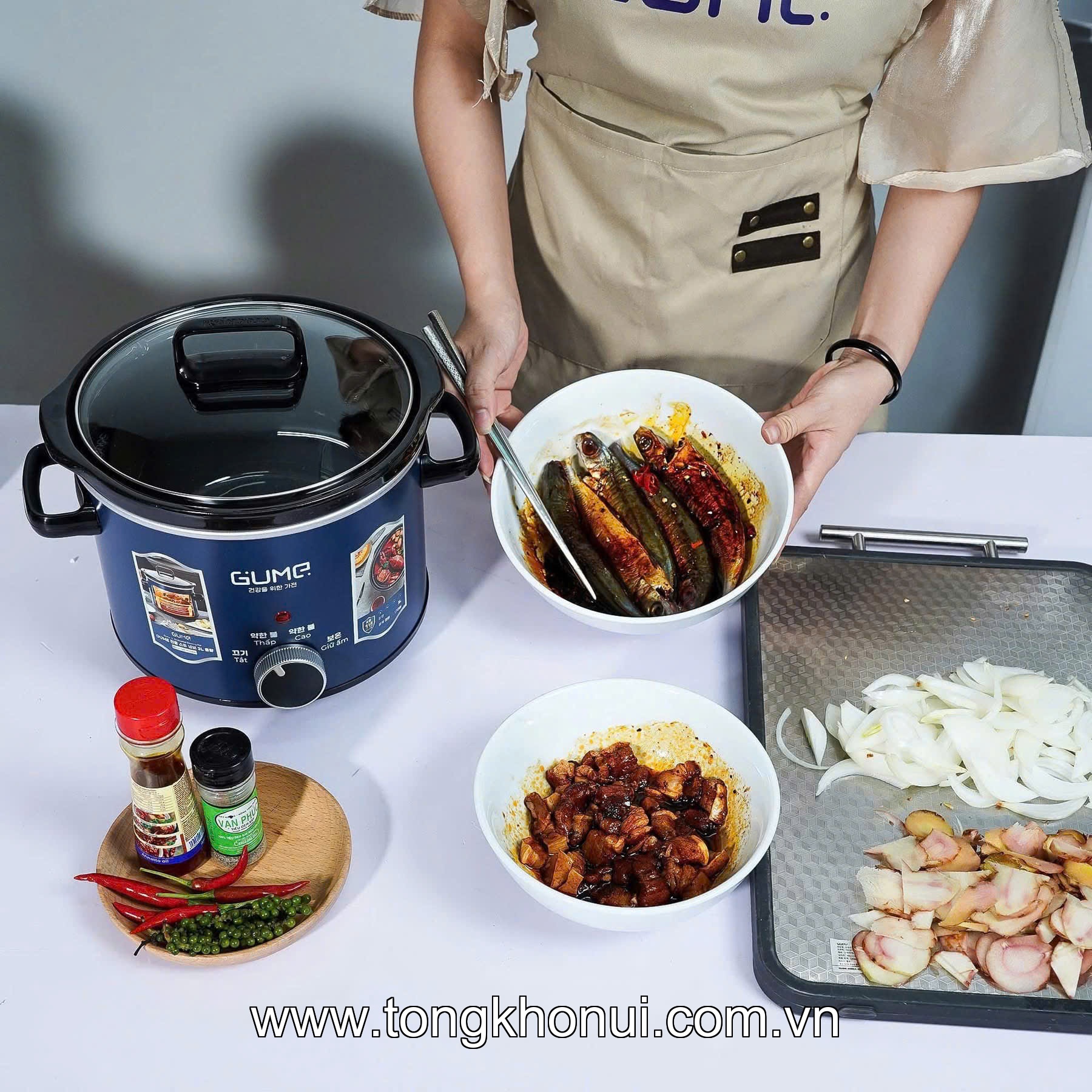 Nồi kho hầm chuyên dụng Gume dung tích 3L ảnh 8