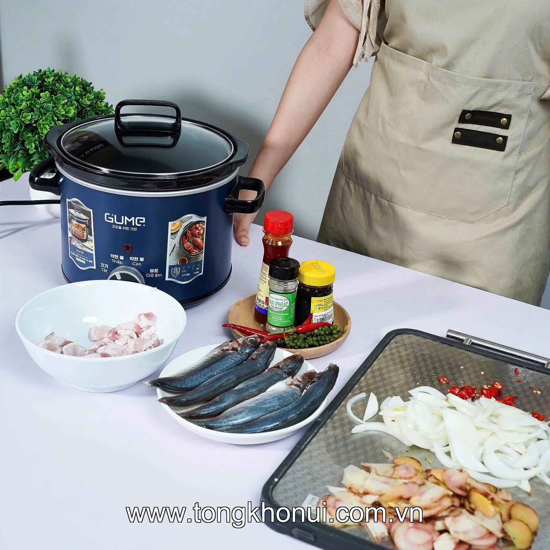 Nồi kho hầm chuyên dụng Gume dung tích 3L ảnh 10