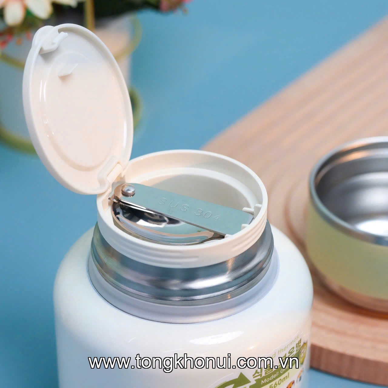 Bình ủ cháo GUME GM-F11, 560ml ảnh 6
