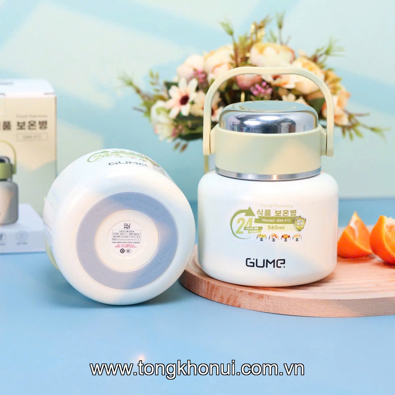 Bình ủ cháo GUME GM-F11, 560ml ảnh 7
