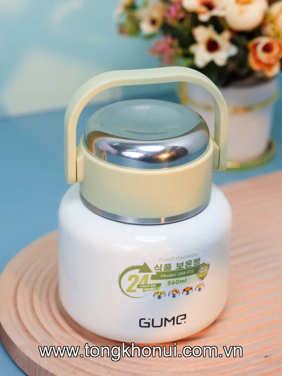 Bình ủ cháo GUME GM-F11, 560ml ảnh 1