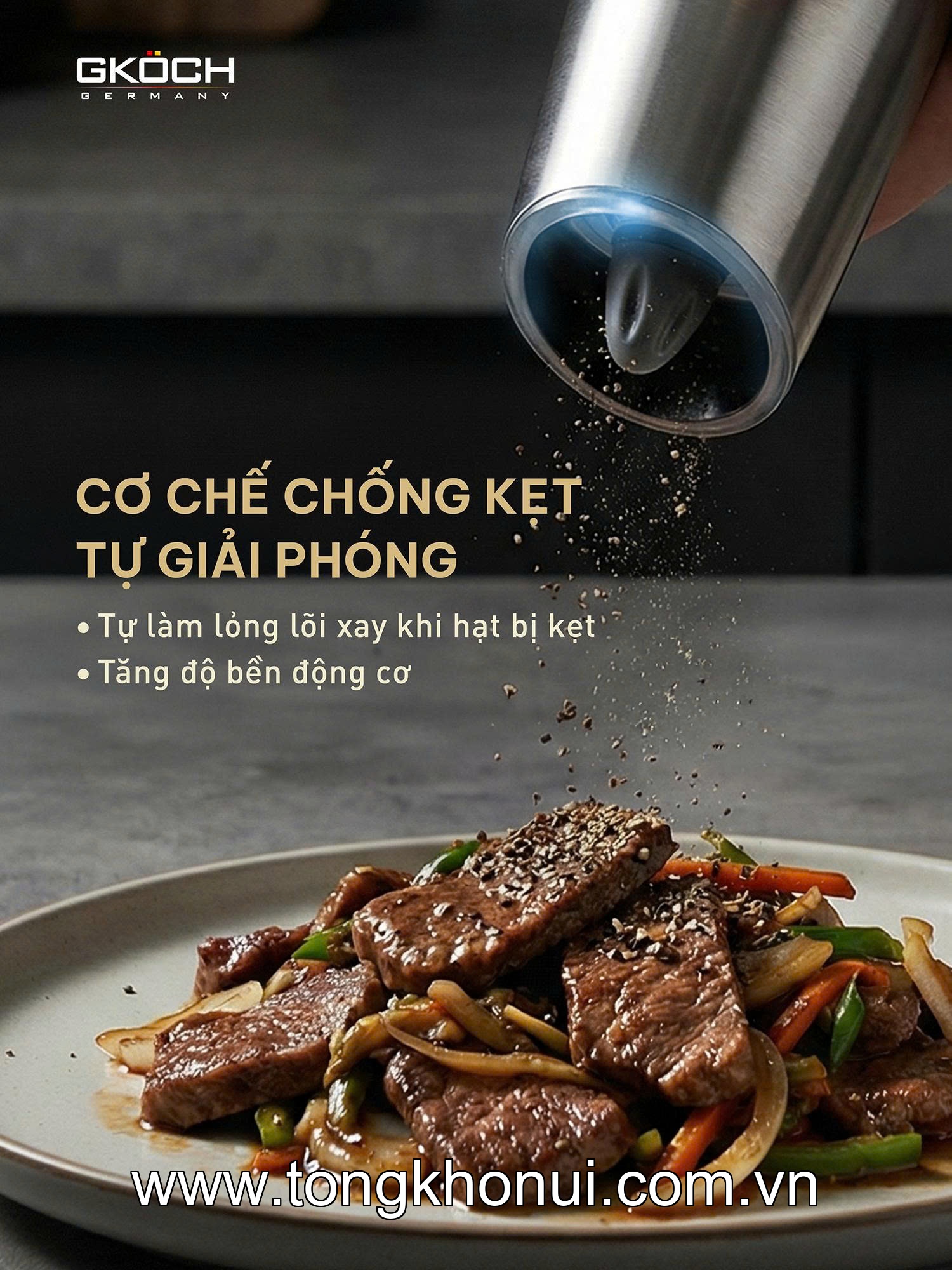 Máy xay tiêu trọng lực KUCHEN KU KYMQ-63B ảnh 11