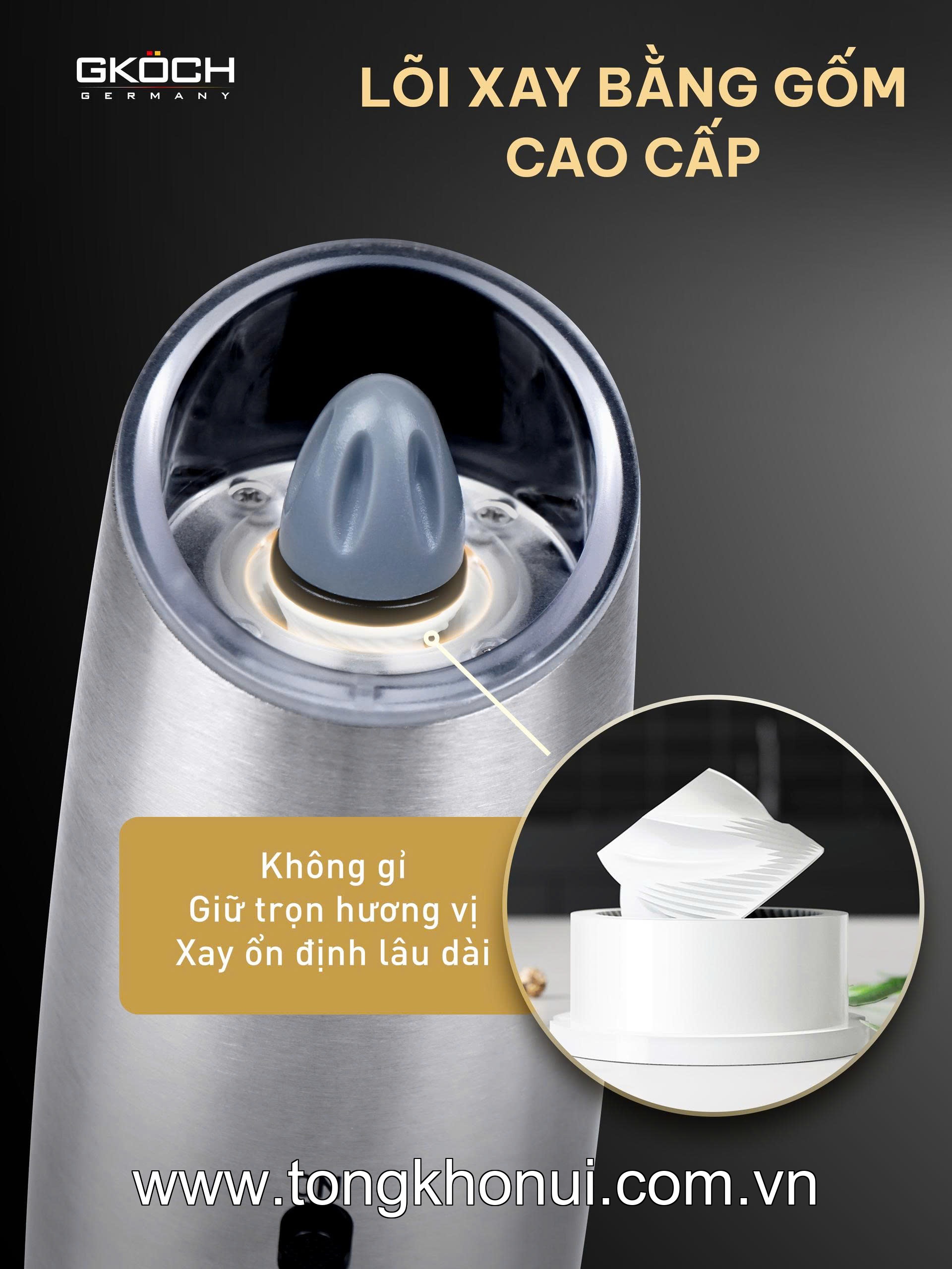 Máy xay tiêu trọng lực KUCHEN KU KYMQ-63B ảnh 12