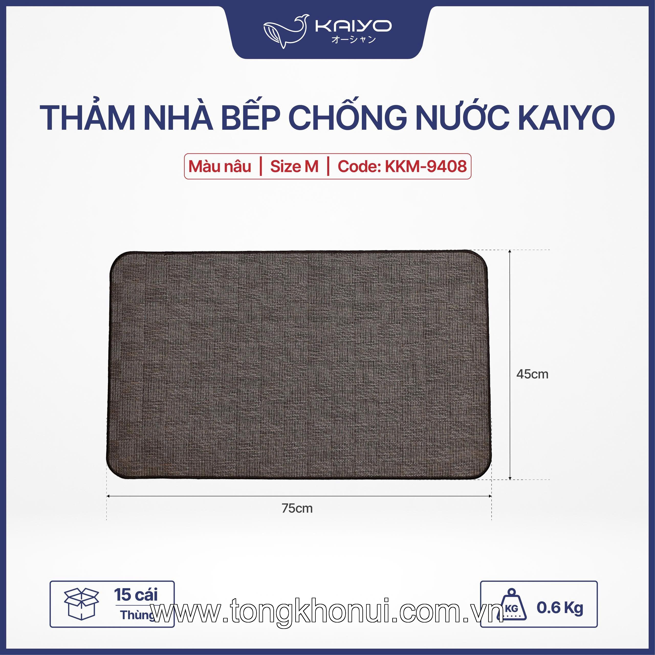 THẢM NHÀ BẾP CHỐNG NƯỚC KAIYO – BẾP SẠCH, KHÔ RÁO, VỆ SINH CỰC NHÀN! ảnh 17