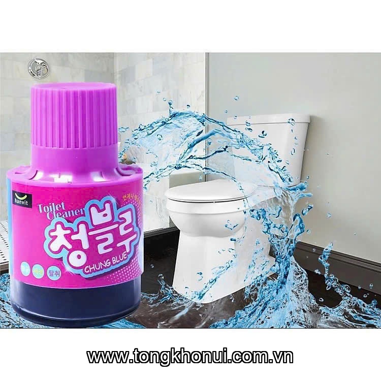 Chai tẩy vệ sinh toilet Chung Blue 180g (QC*24) ( Cốc tím ) ảnh 7