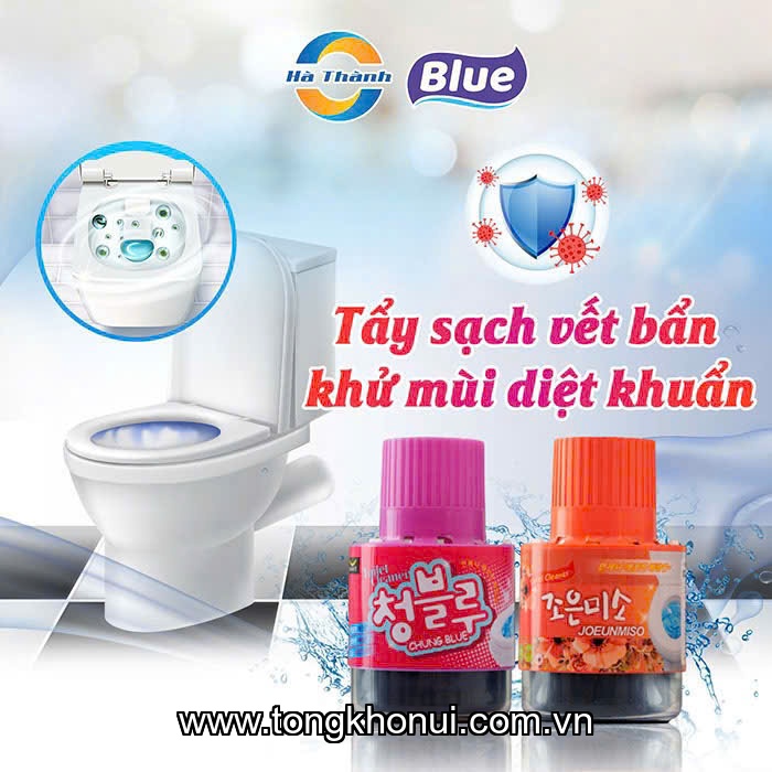 Chai tẩy vệ sinh toilet Chung Blue 180g (QC*24) ( Cốc tím ) ảnh 8
