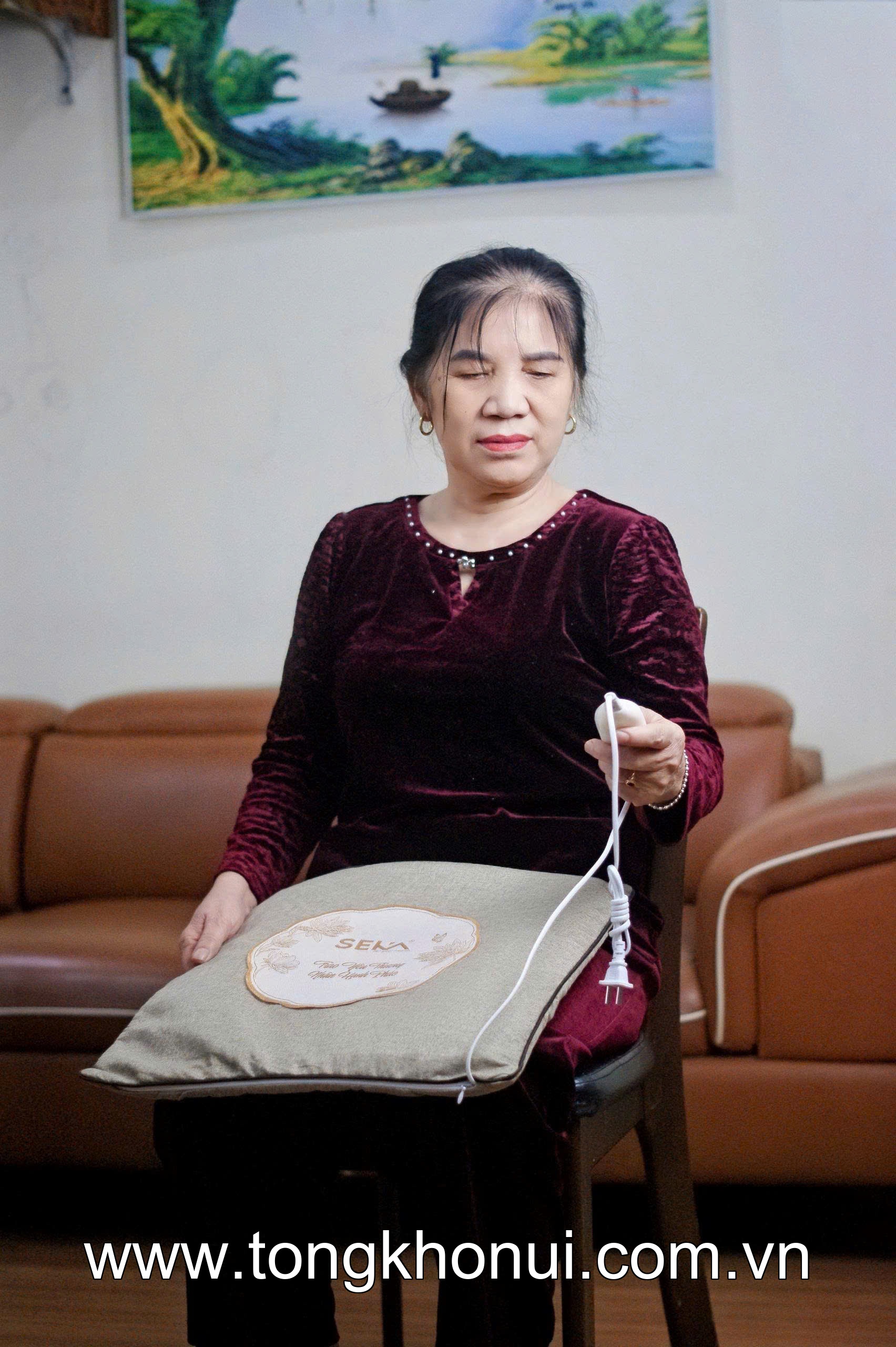 Thảm ngồi ngải cứu sưởi ấm SEKA, model: SKG660 ảnh 6