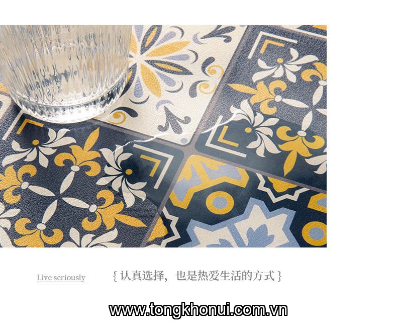 Bộ 2 thảm lót đồ dùng trên bàn ăn nhựa,Donahome, model: OC-2TB, KT: 30*40cm ảnh 5