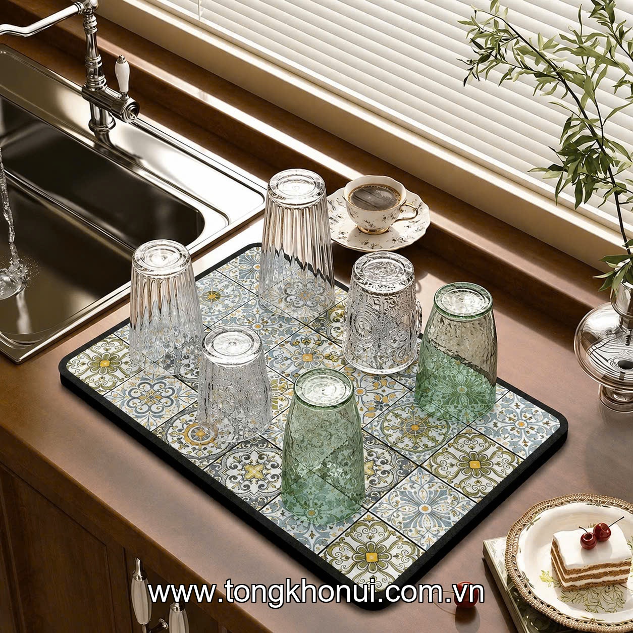 Bộ 2 thảm lót đồ dùng trên bàn ăn nhựa,Donahome, model: OC-2TB, KT: 30*40cm ảnh 7