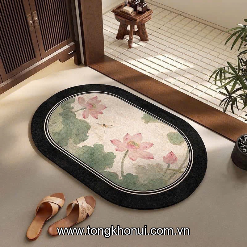 Thảm lót chân chống trượt Donahome, model: OC-TCK, KT: 40*60cm, hoạ tiết: Cá ảnh 4