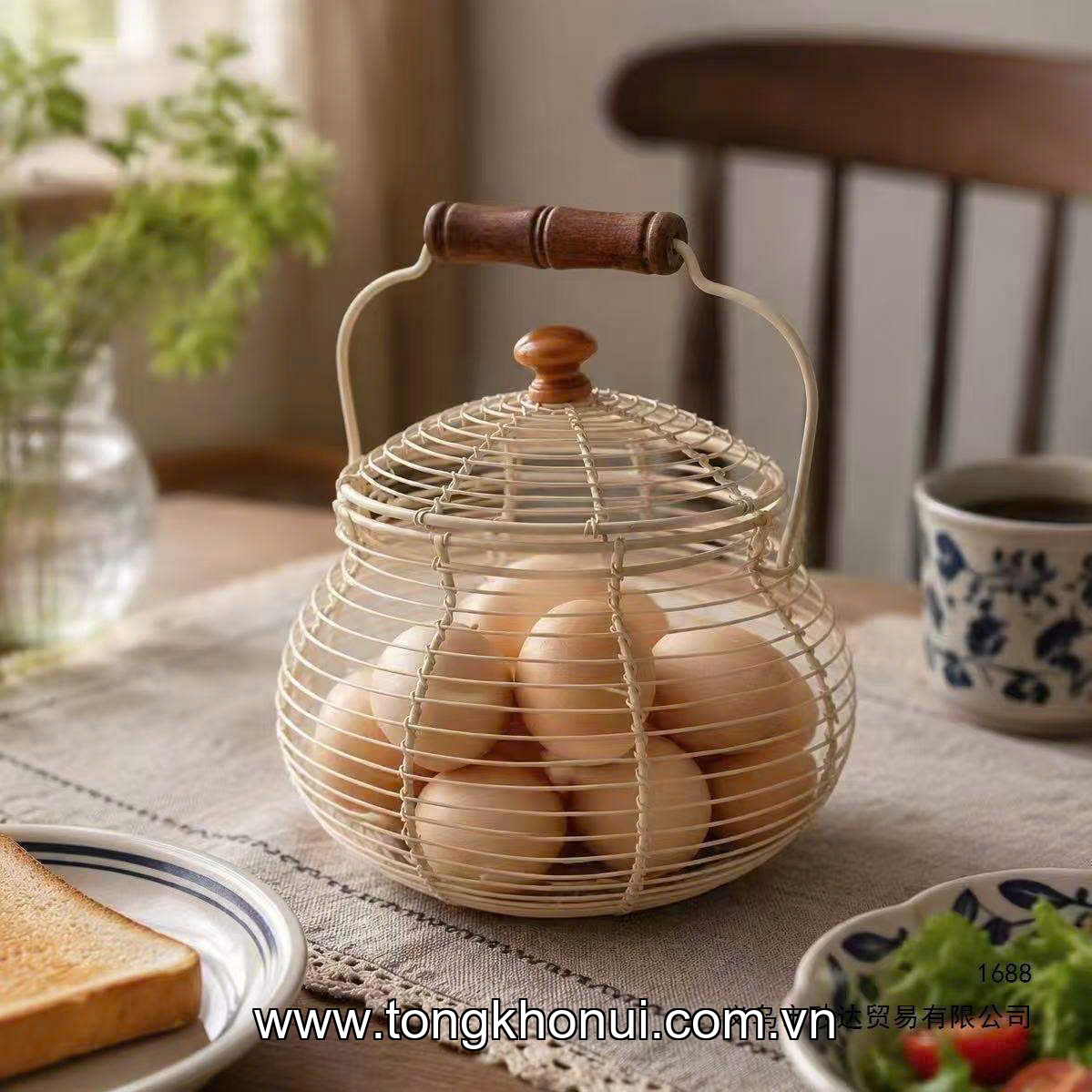 Giỏ đựng trứng, Donahome, model: OC-GTS, chất liệu: sắt sơn tĩnh điện, KT: 20*14cm ảnh 4