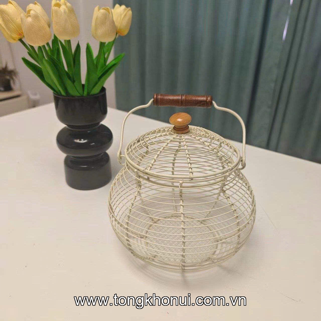 Giỏ đựng trứng, Donahome, model: OC-GTS, chất liệu: sắt sơn tĩnh điện, KT: 20*14cm ảnh 7