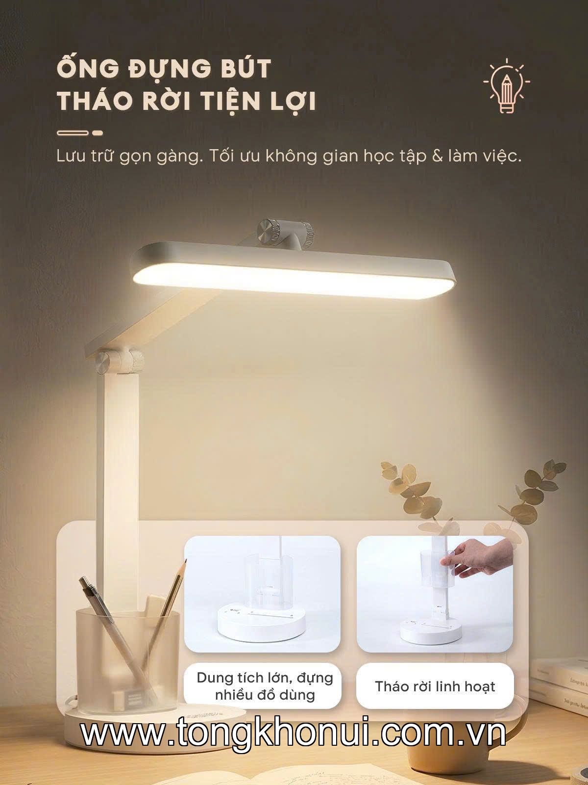 Đèn LED để bàn (DESK LAMP) Bravio Lumi C10 - Tiêu Chuẩn (LDE-BR-LUM-C10-ST-WH-CBA) ảnh 13