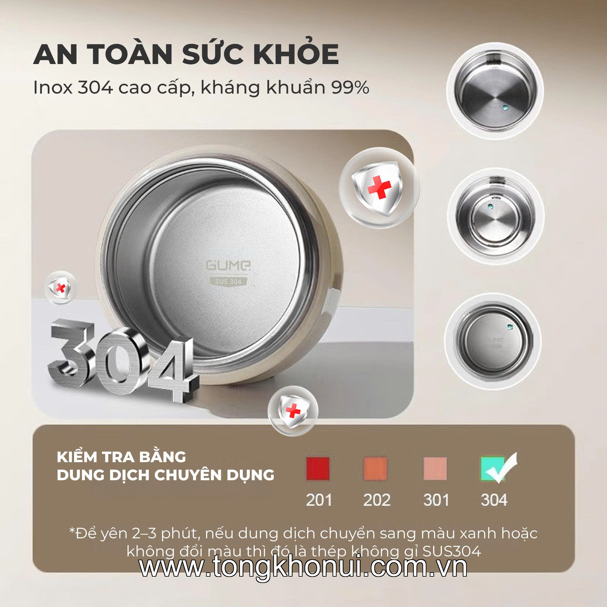 BỘ ĐÔI CẶP LỒNG GIỮ NHIỆT GUME KOREA 1.2/1.5L – BỮA CƠM NHÀ LUÔN TIỆN LỢI ảnh 2