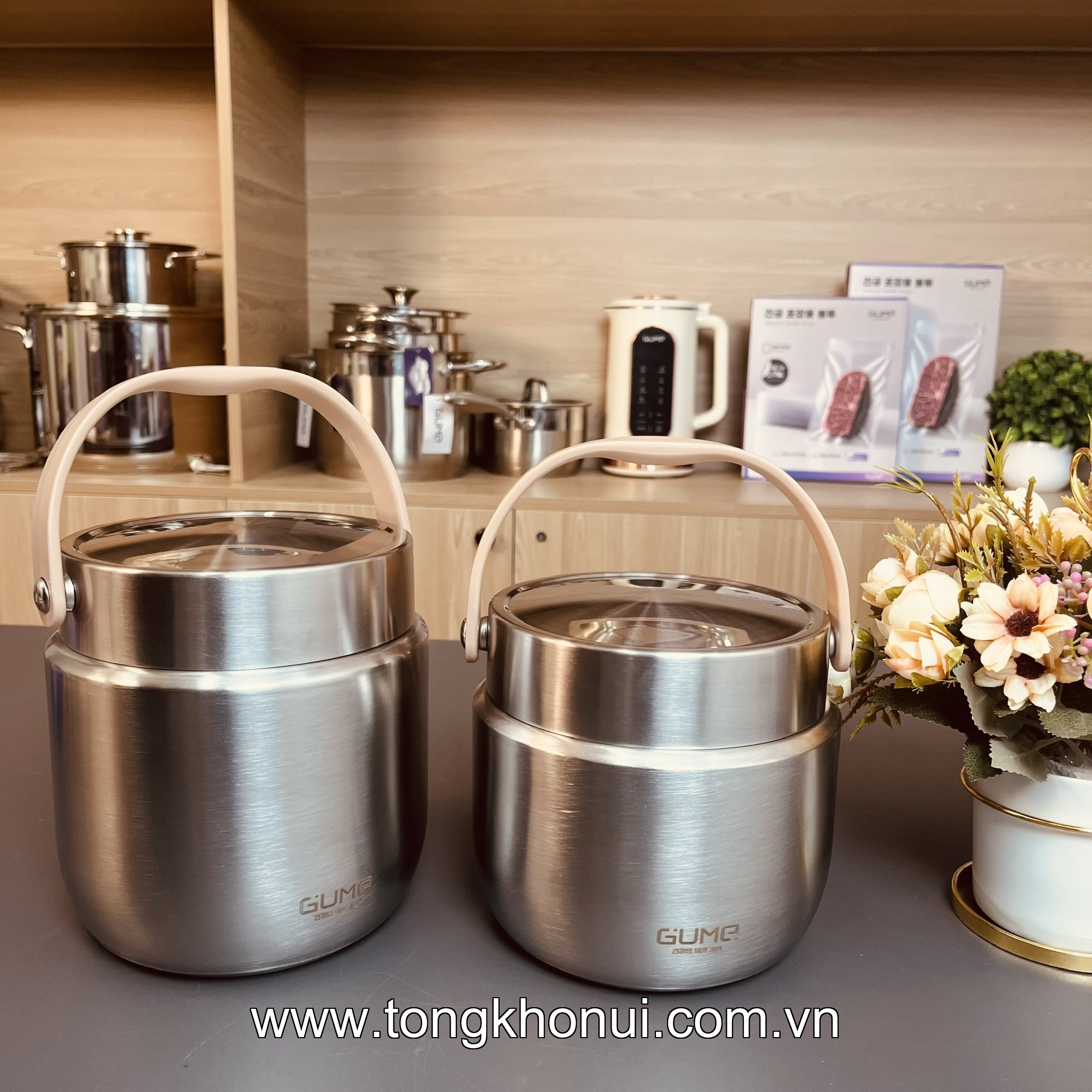 BỘ ĐÔI CẶP LỒNG GIỮ NHIỆT GUME KOREA 1.2/1.5L – BỮA CƠM NHÀ LUÔN TIỆN LỢI ảnh 17