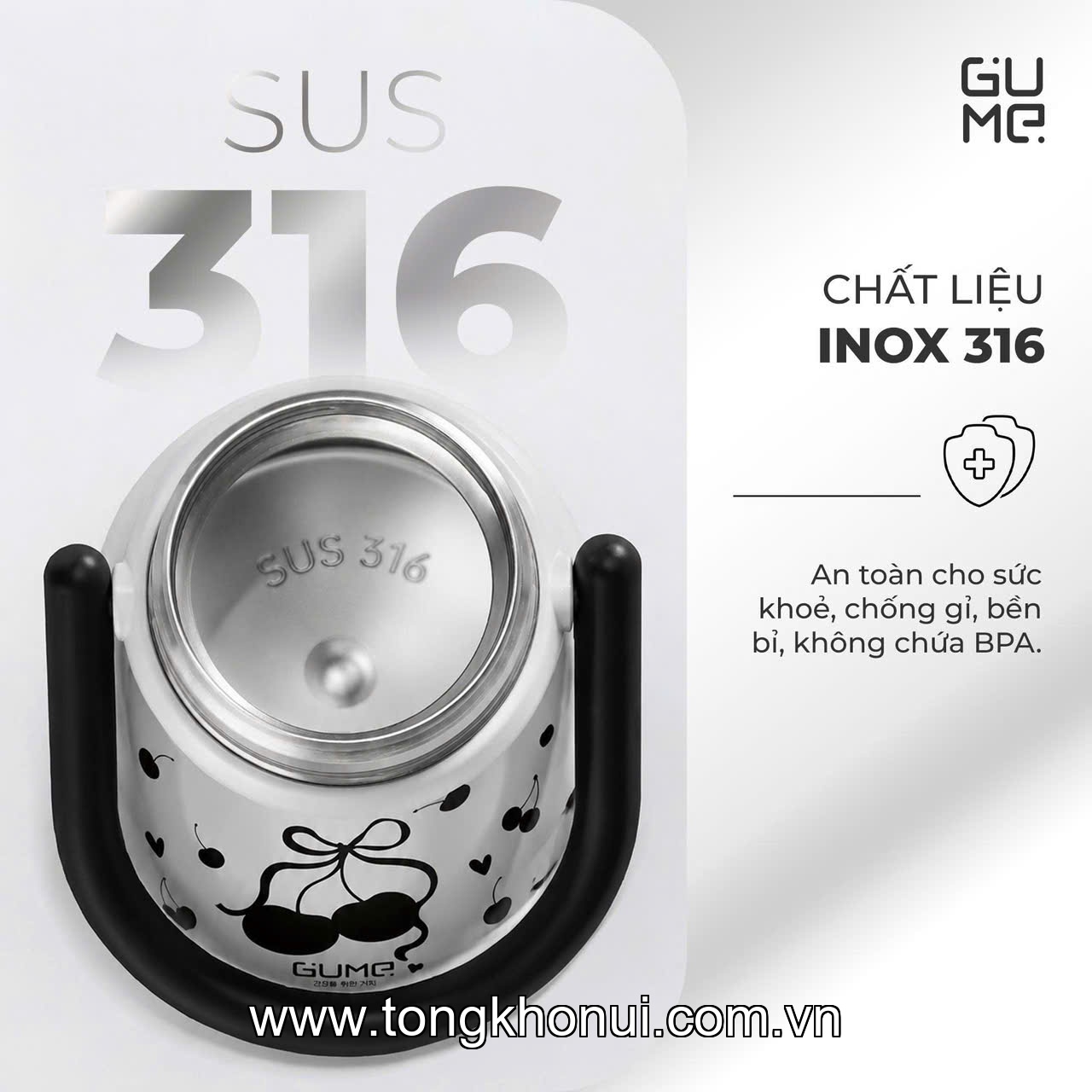 BÌNH Ủ CHÁO GUME KOREA 900ML – GIỮ NHIỆT TIỆN LỢI, ĐA NĂNG CHO CẢ NHÀ ảnh 6
