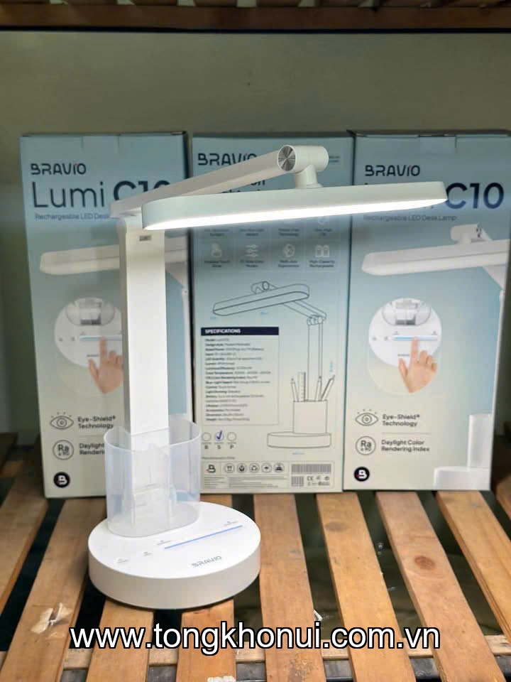 Đèn LED để bàn (DESK LAMP) Bravio Lumi C10 - Tiêu Chuẩn (LDE-BR-LUM-C10-ST-WH-CBA) ảnh 18