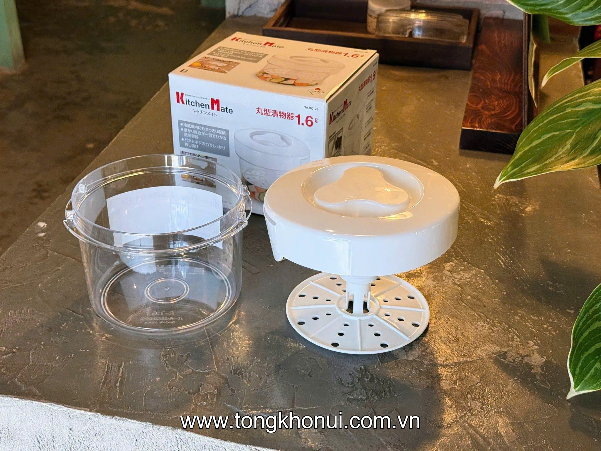 Hộp muối dưa cà 1.6L Pearl Metal. Mã hàng 8700282 ảnh 4