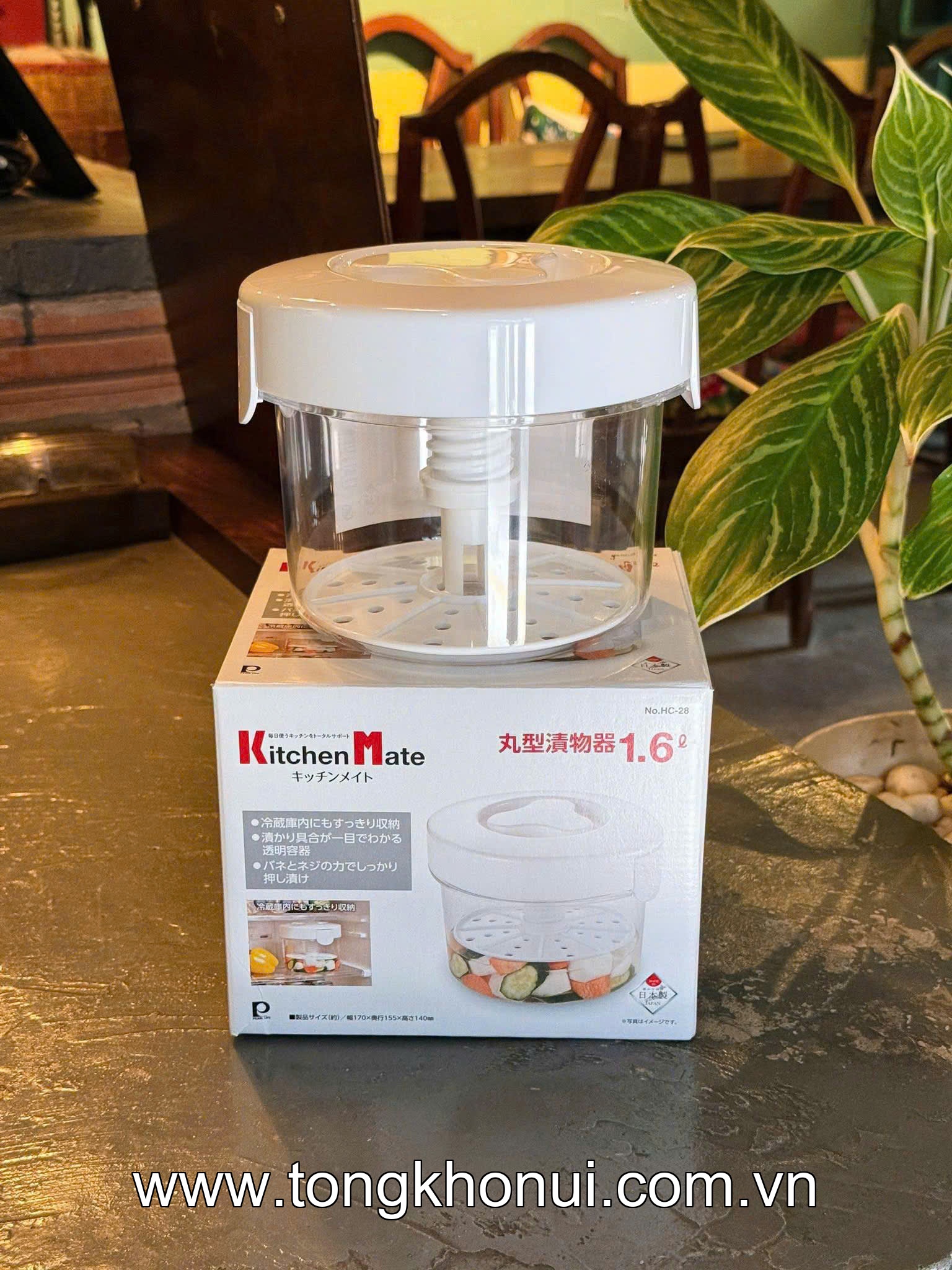 Hộp muối dưa cà 1.6L Pearl Metal. Mã hàng 8700282 ảnh 5