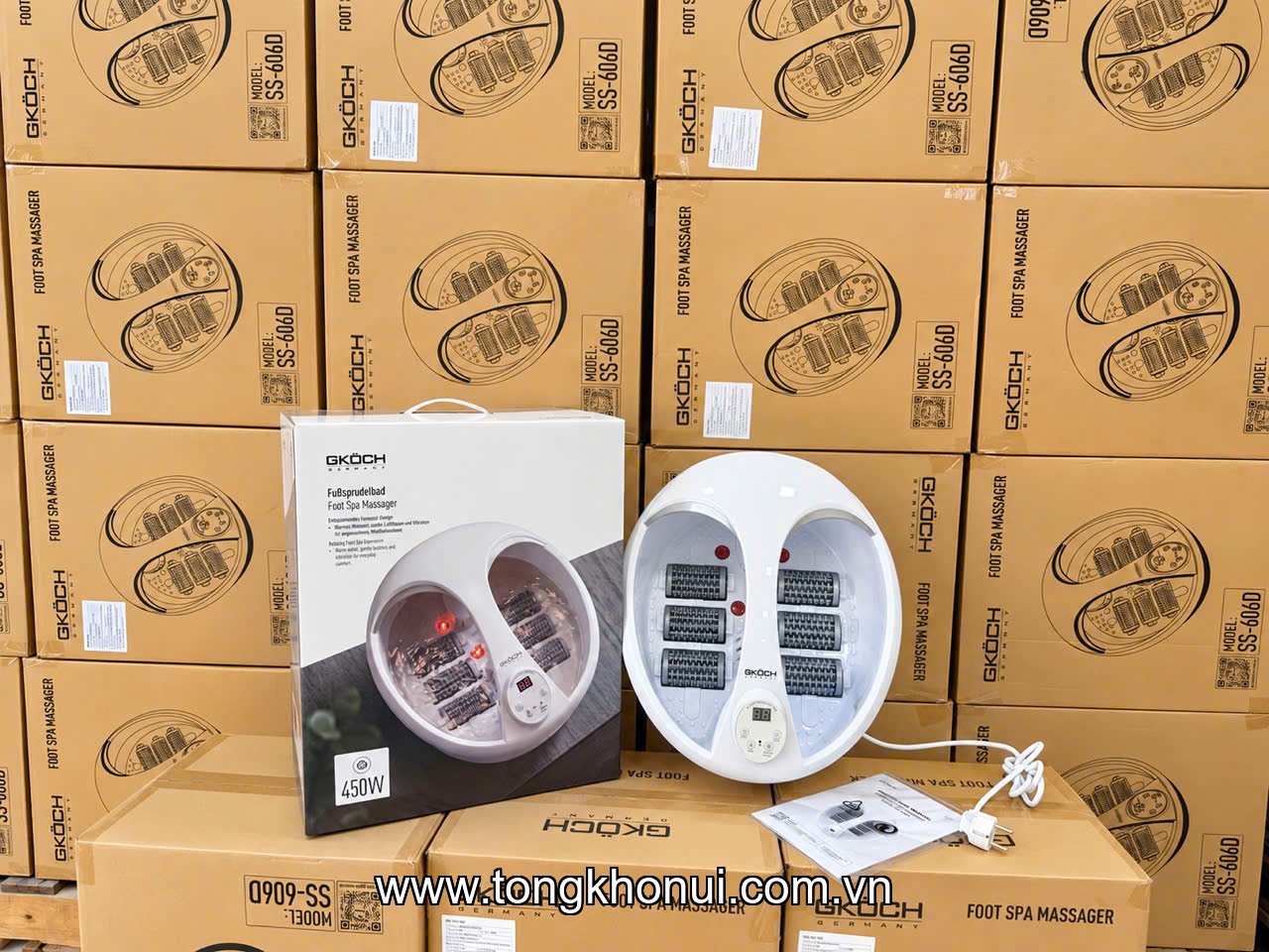 Bồn ngâm chân massage Gkoch, model SS-606D ảnh 10