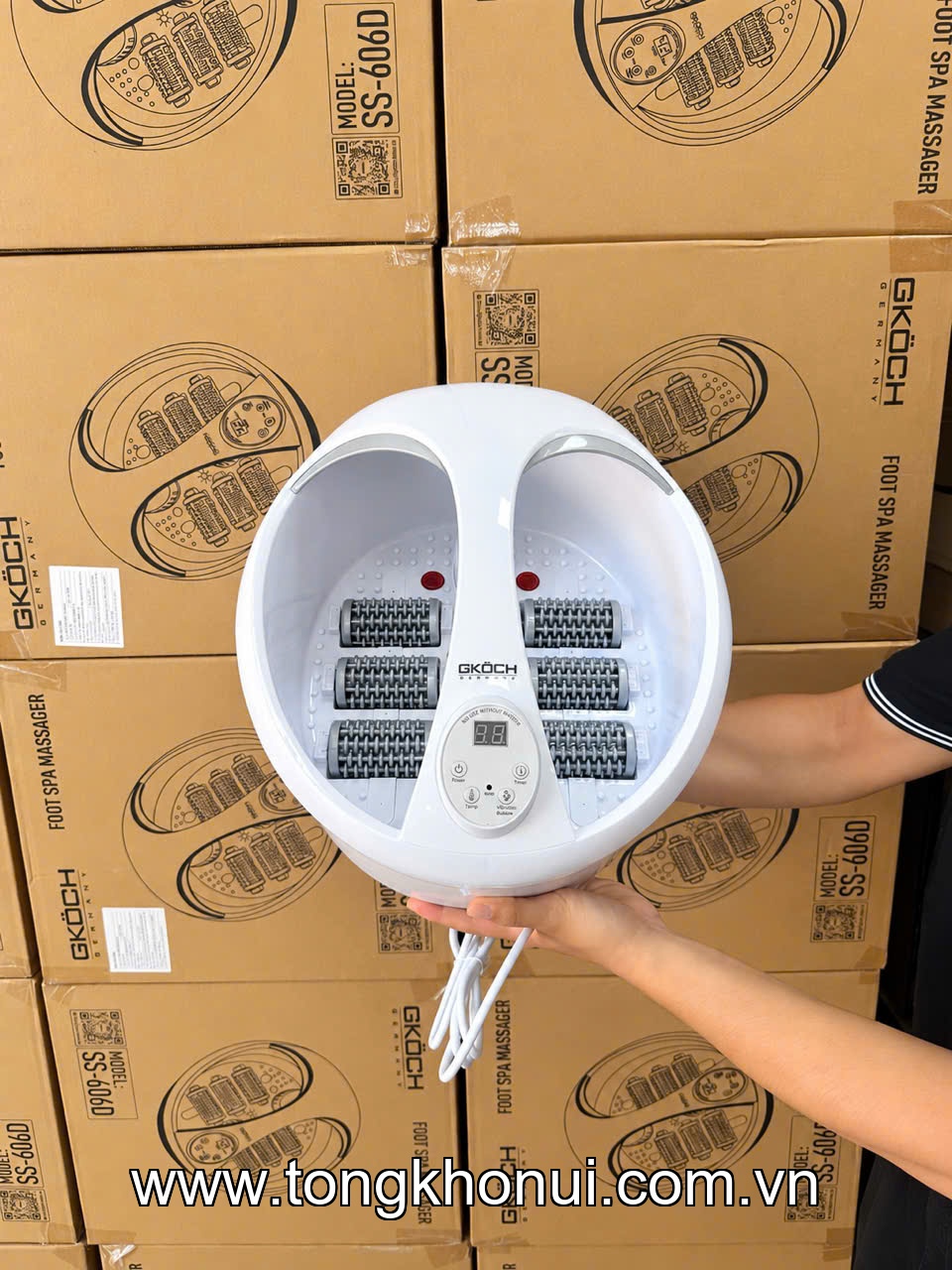 Bồn ngâm chân massage Gkoch, model SS-606D ảnh 12