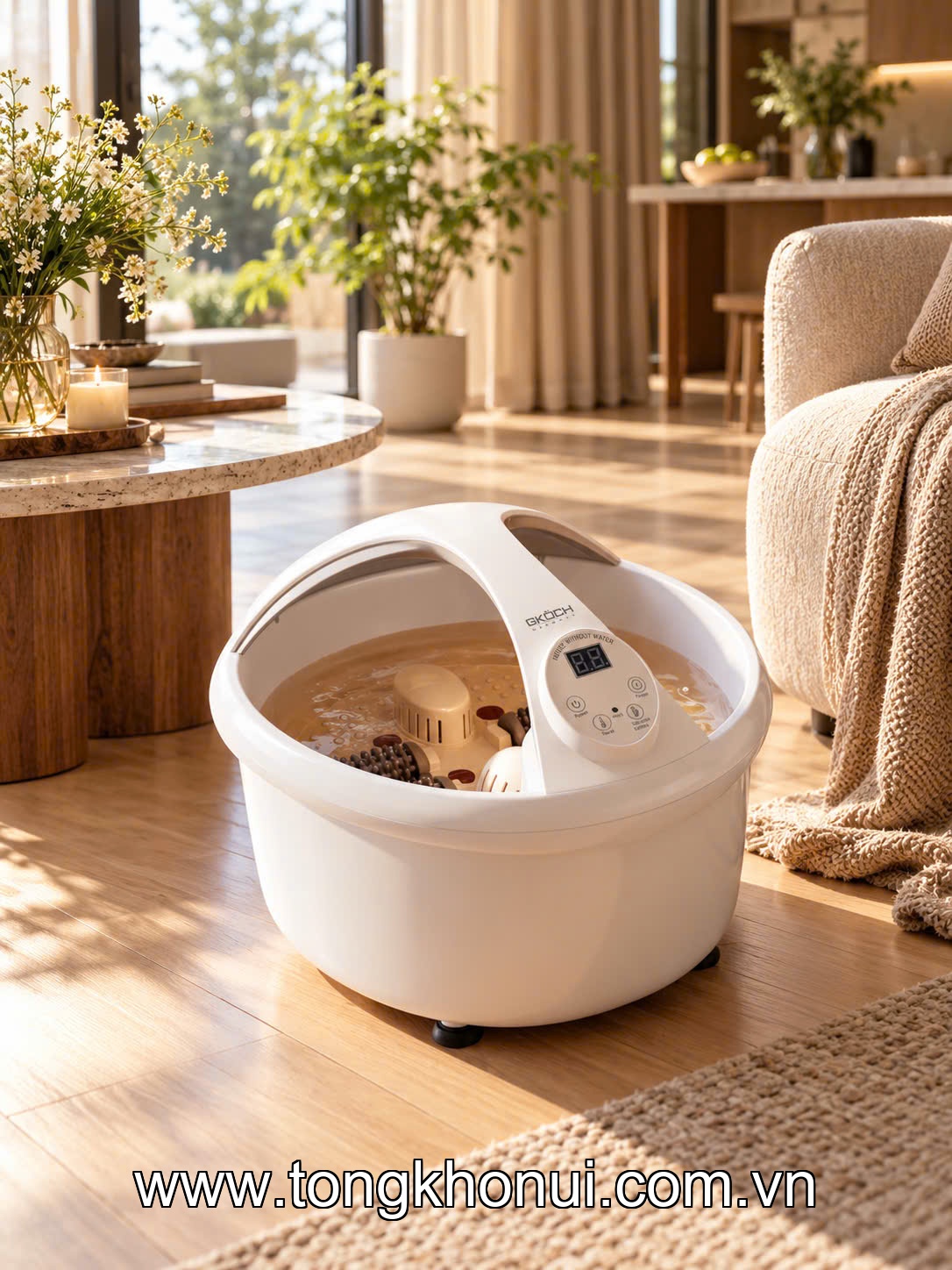 Bồn ngâm chân massage Gkoch, model SS-606D ảnh 15