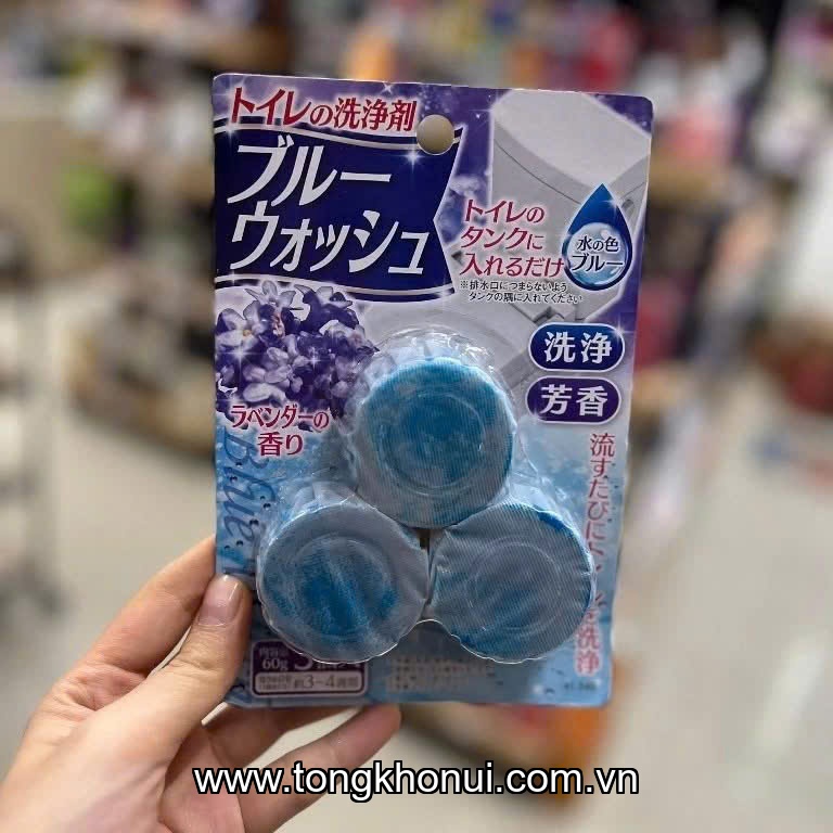 Viên thả bồn cầu xả nước Seiwa Pro hương bạc hà set 3 ảnh 8