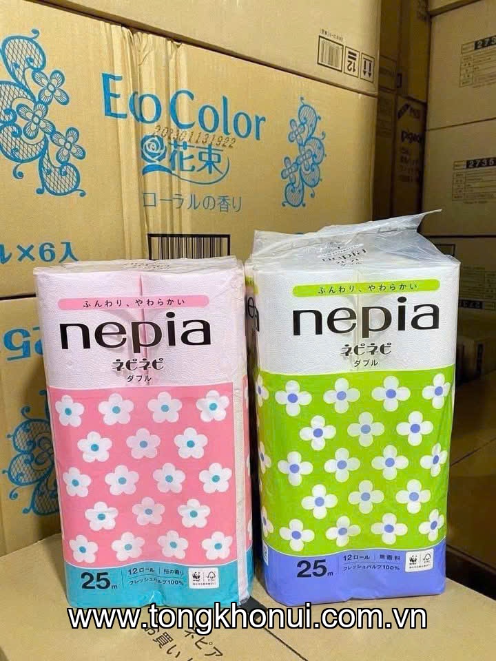 Giấy vệ sinh cao cấp  NEPIA 2 lớp (12 cuộn) ảnh 2