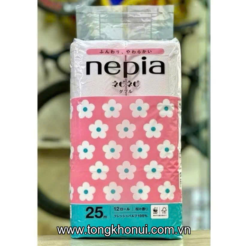 Giấy vệ sinh cao cấp  NEPIA 2 lớp (12 cuộn) ảnh 3