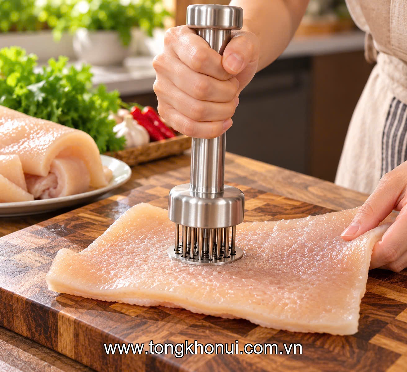 Dằm thịt inox 18/10 Reichmann Kochin R635. Model: NK-AL635SRZ ảnh 3
