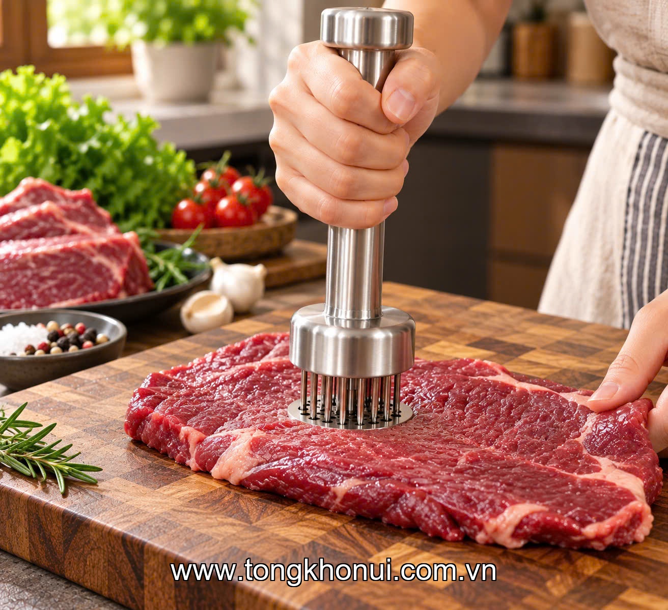 Dằm thịt inox 18/10 Reichmann Kochin R635. Model: NK-AL635SRZ ảnh 4