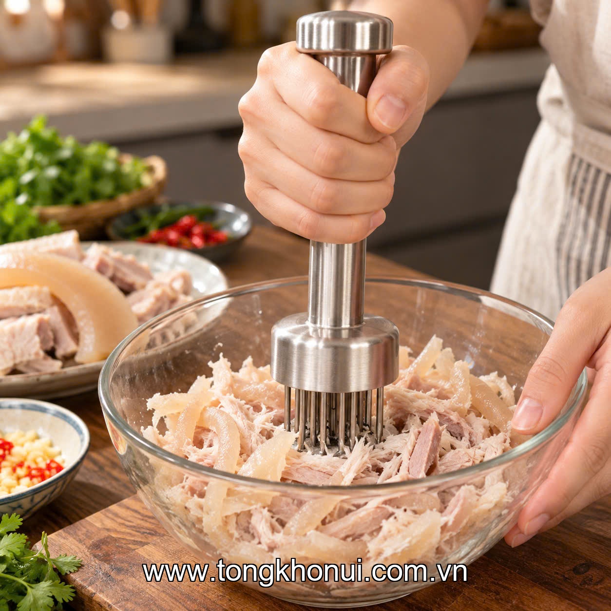 Dằm thịt inox 18/10 Reichmann Kochin R635. Model: NK-AL635SRZ ảnh 6
